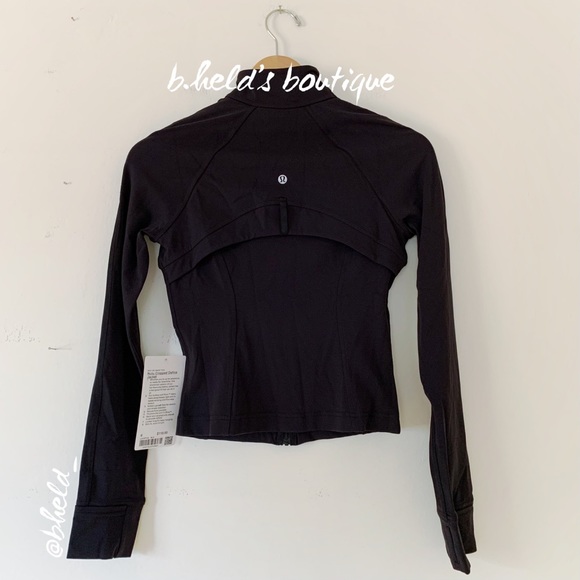 lululemon Nulu Cropped Define Jacket in Black Size 6 Brand New NWT - Picture 12 of 15